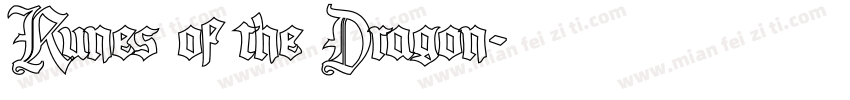 Runes of the Dragon字体转换